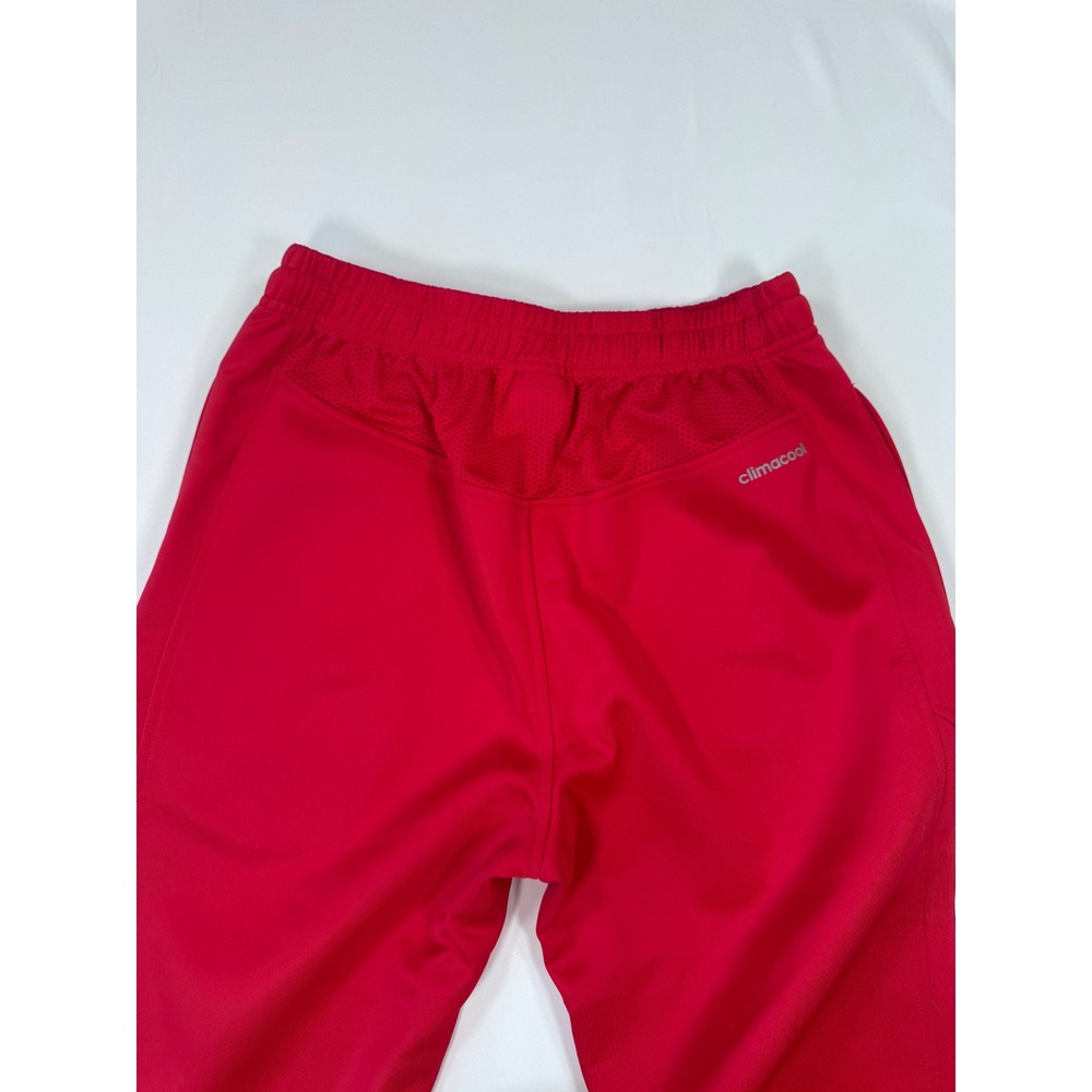 Adidas Badminton Pants Climacool Red Stripe M Athletic Gym Tracksuit Streatwear - Picture 7 of 11